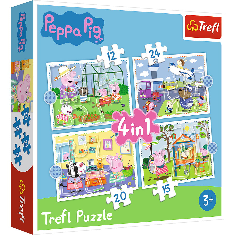 PUZZLE TREFL 4IN1 PEPPA PIG - Default Title [ps:dbf63c17-6bc4-41df-8b26-67e6b6bbbc46]