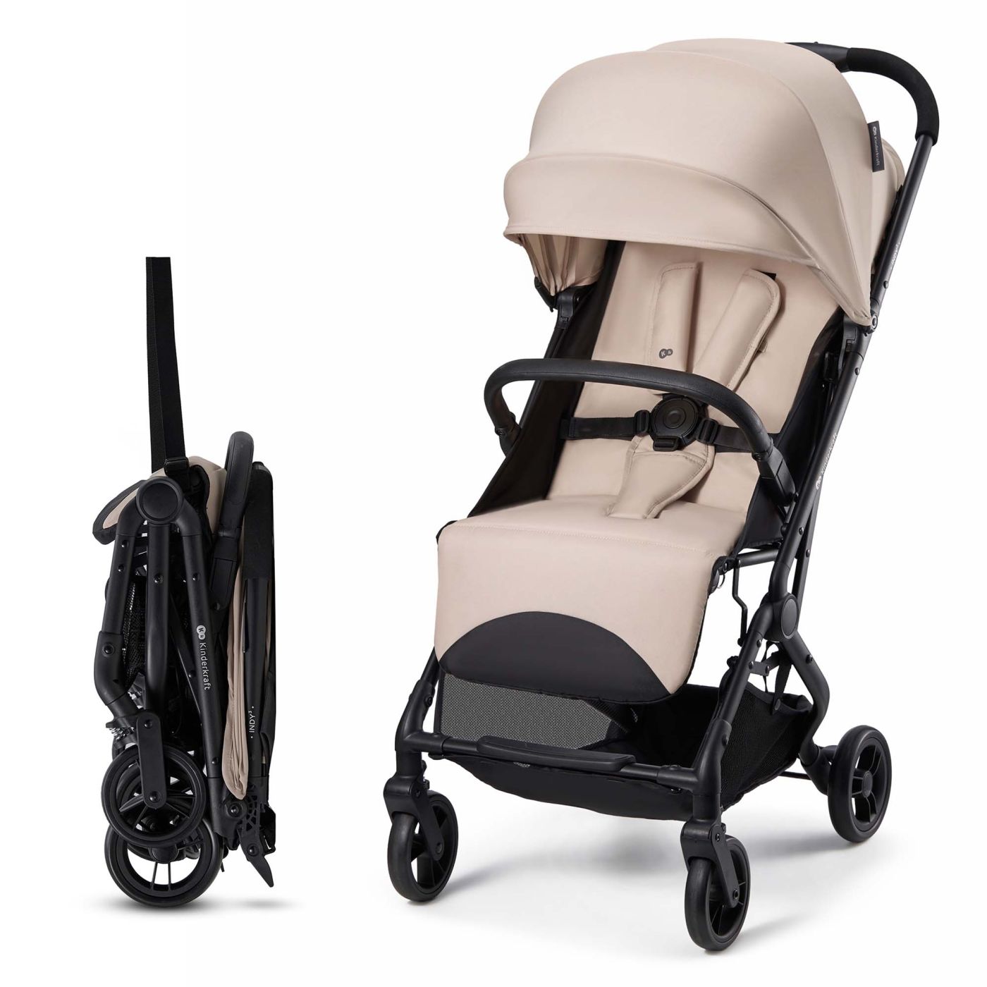 CARUCIOR SPORT KINDERKRAFT INDY3, MISTY BEIGE [ps:17130b5c-0e71-4190-aa32-b6848a85d69c]