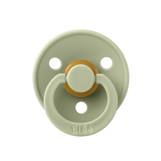 Suzeță BIBS Colour Latex, Tetină Rotundă, 6 luni - Sage - Sage [ps:b95848e4-41fb-4824-b732-edcd144e21c9]