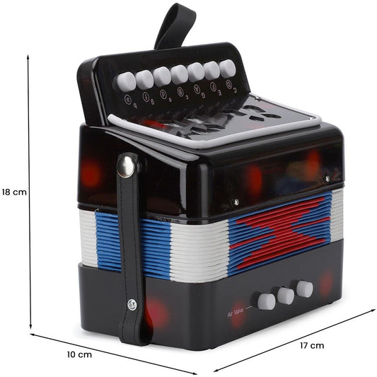 Acordeon Jucarie pentru Copii Flippy, Rosu - Negru [ps:b990ef4e-2049-4aec-ba31-de644c10cf06]