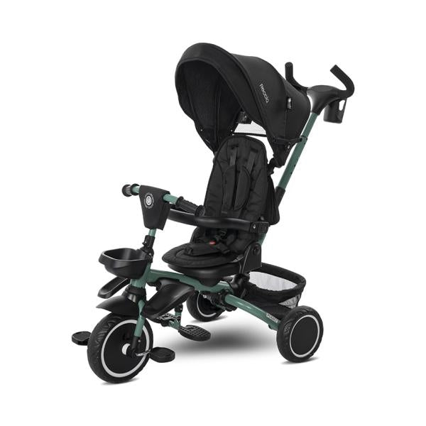 Tricicletă Lorelli Freccia Multifuncțională, Beige & Black - Black & Green [ps:c313fd19-4cdc-4fcd-a526-f196ca54a241]