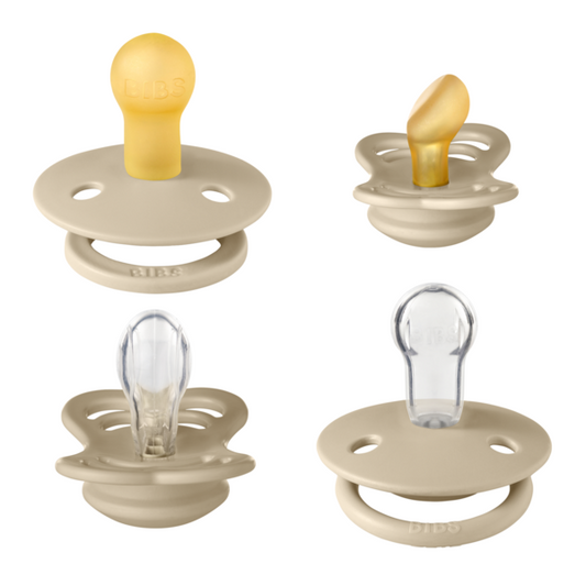 Set 4 Suzete BIBS Try-it Collection 0 luni - Blush - Vanilie [ps:2880abaf-19b1-4164-a11e-ff337a073a20]