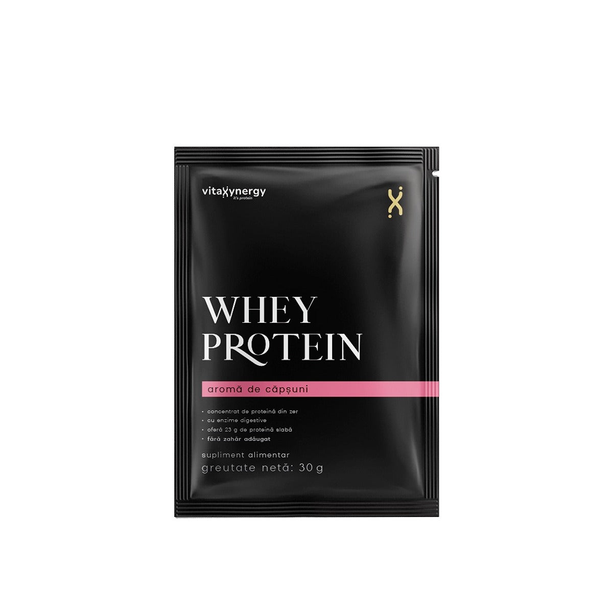 VITAXYNERGY Capsuni, pudra proteica, monodoza, 30 g [ps:84fabdad-d465-4282-b54c-e3ee41cf4413]