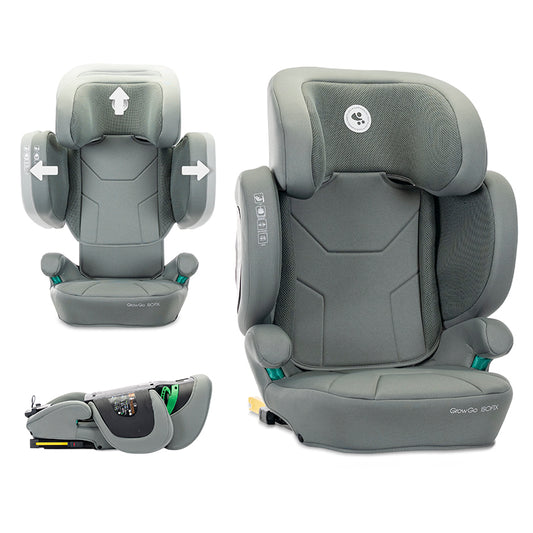 Scaun Auto Lorelli Growgo Isofix, 100-150 cm, Black - Green [ps:534084ea-a465-4b3d-97eb-797e3d8c33b2]