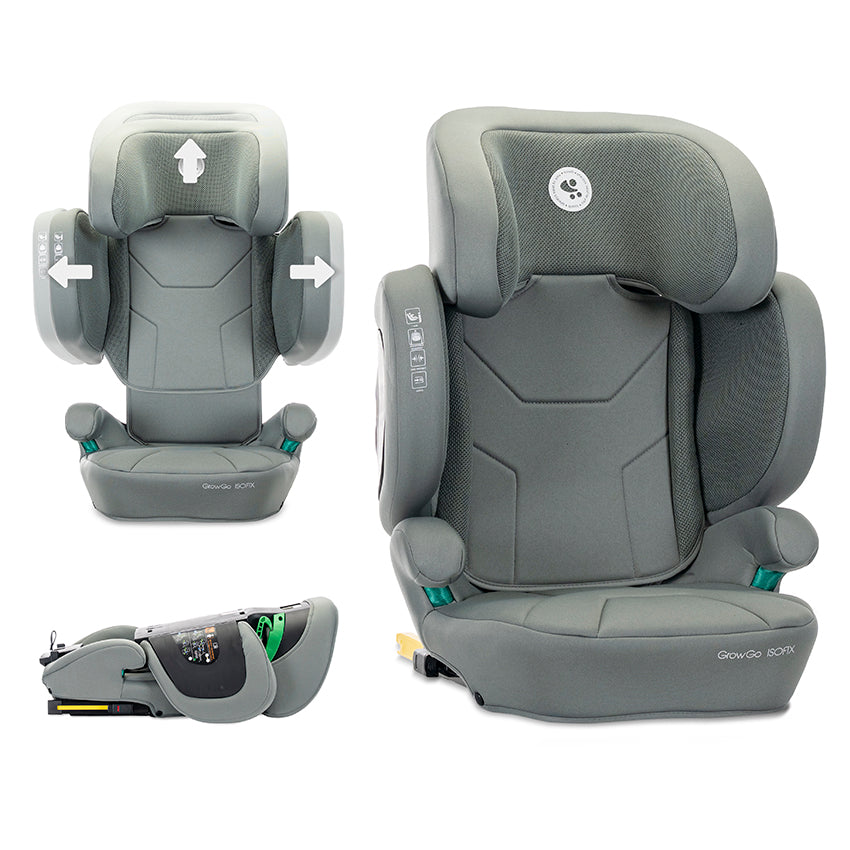 Scaun Auto Lorelli Growgo Isofix, 100-150 cm, Black - Green [ps:534084ea-a465-4b3d-97eb-797e3d8c33b2]