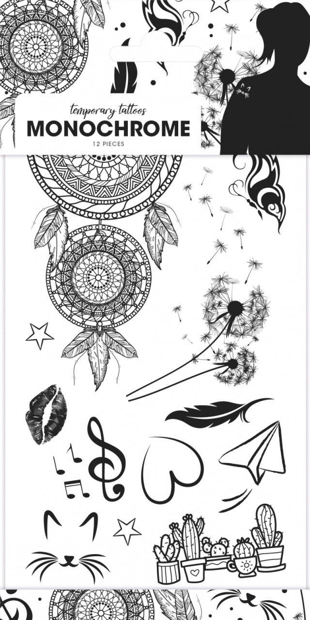 Tatuaje Alb și Negru Funny Products pentru Copii - Tatuaje alb si negru [ps:7dfd258a-bbaa-488c-bbee-626fbfc905ed]