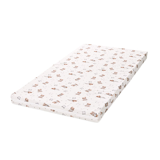 Saltea Pat Classic 60x120x6cm Lorelli, Spuma Elastica - Bear and Pill Beige [ps:98e48f1d-d3eb-48d2-a529-d60692546e9a]
