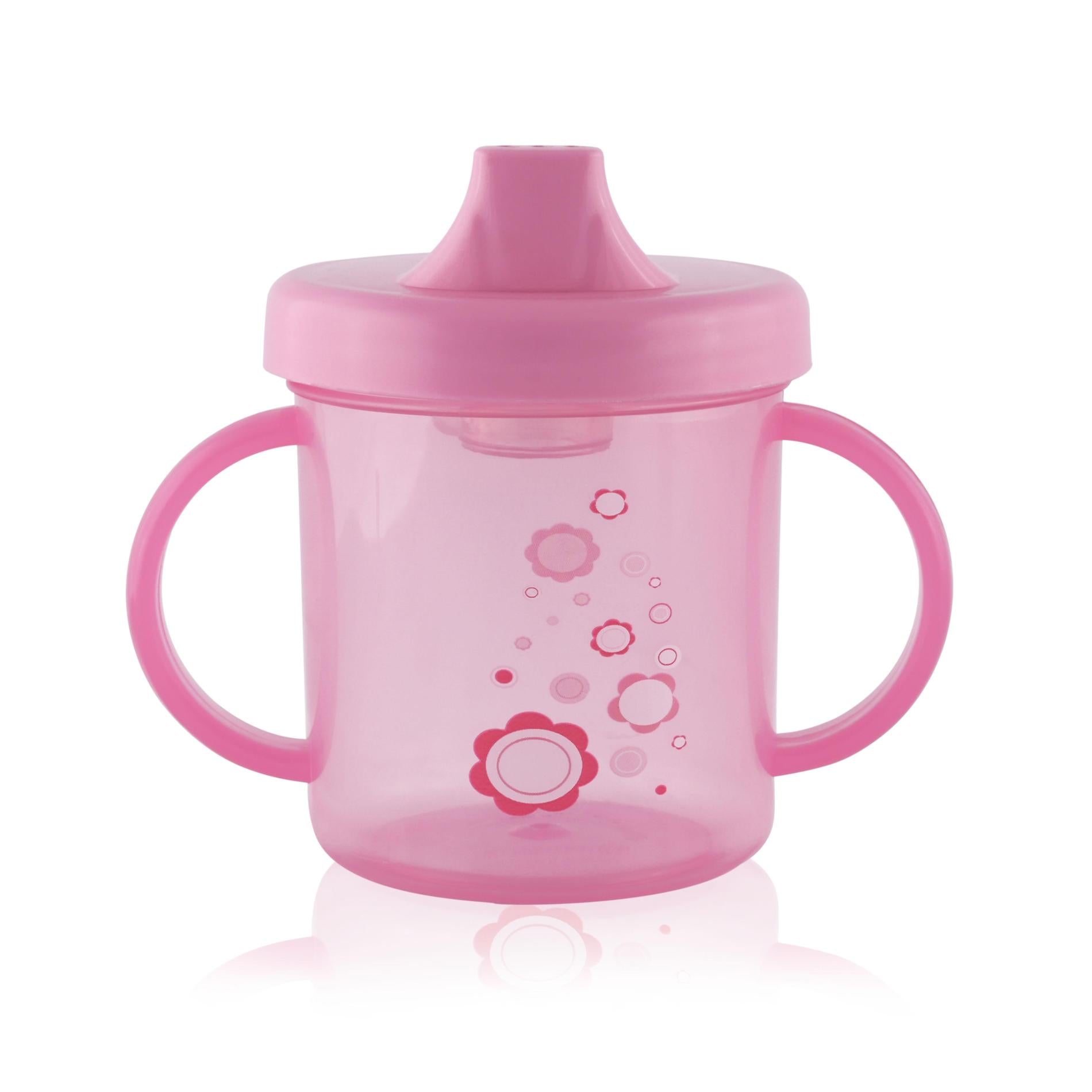 Cană Lorelli cu Manere și Cioc, 210ml, Pink, 12 luni+ - roz [ps:74ce3e0d-15ac-4b53-a9fb-22cdf4cdedd2]