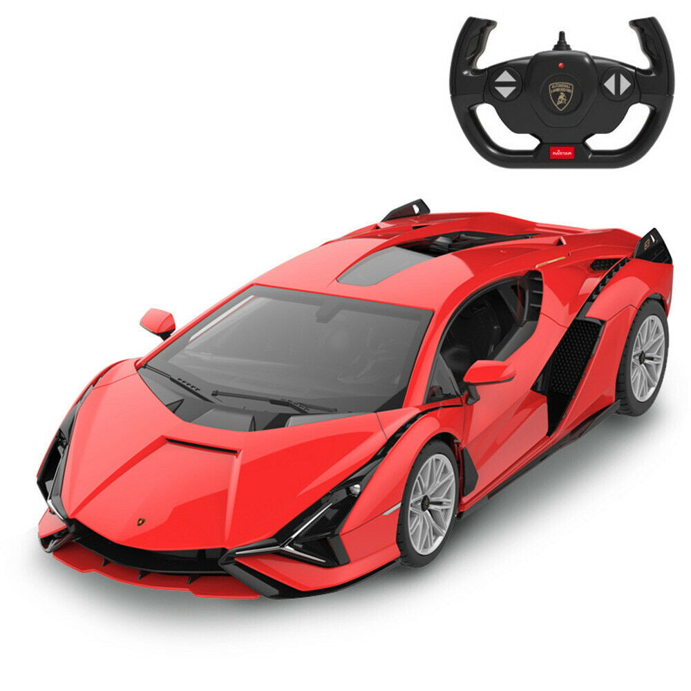 MASINA CU TELECOMANDA LAMBORGHINI SIAN ROSU CU SCARA 1 - Roșu [ps:6e747c5b-26ca-4842-a010-44ec827828da]