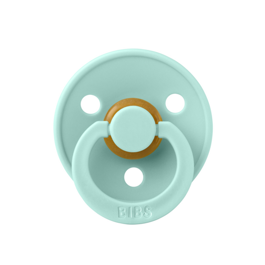Suziță BIBS Colour Latex, Tetină Anatomică, 6 luni - Iron - Mint [ps:9de5789c-5115-4cc7-a893-c0064a97d6dd]
