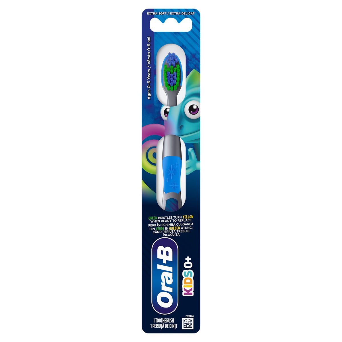 ORAL-B Kids 0+, periuta de dinti, extra soft, 0 - 6 ani, 1 buc [ps:fe4d0a00-c715-479e-ab6e-a146b9474e1f]