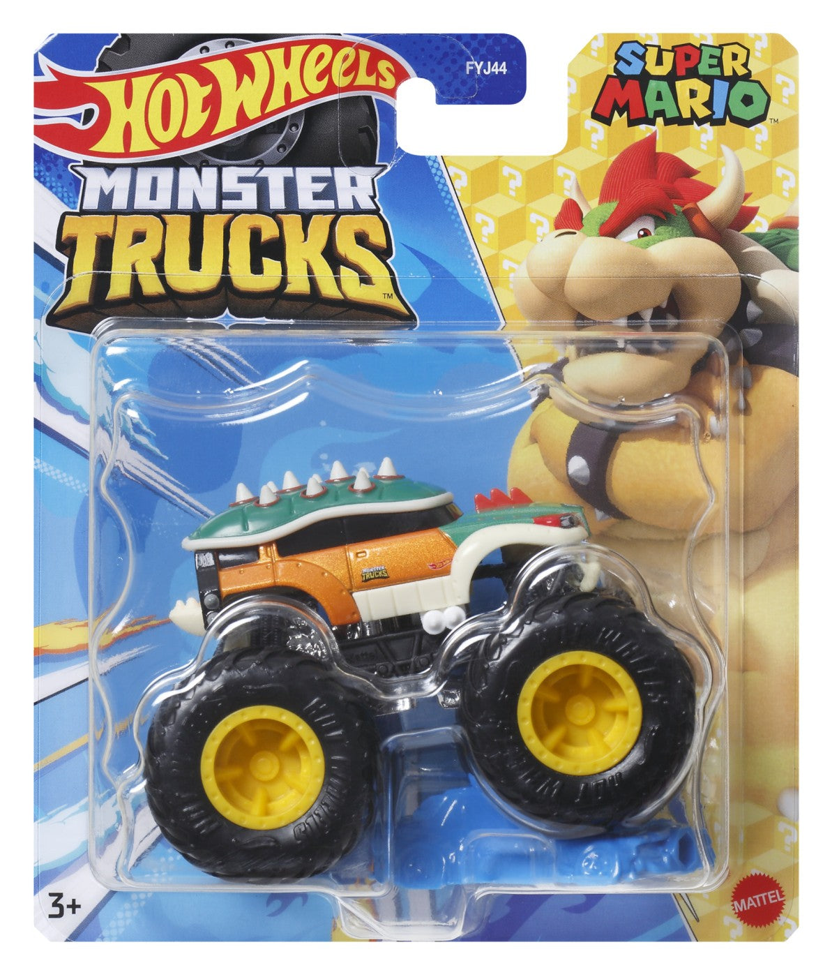 HOT WHEELS MONSTER TRUCK SET 2 MASINI SCARA 1 LA 64 - Super Mario [ps:0a8900f5-2310-4af8-a27e-6420a455d587]
