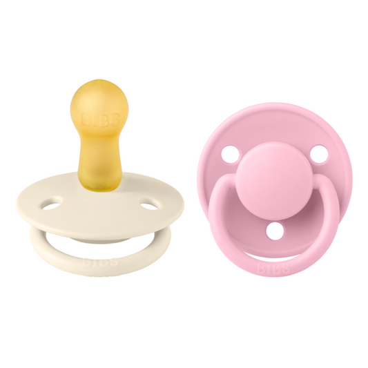 Set 2 Suzete BIBS De Lux Latex, 6 luni, Island Sea/Sage - Ivory/Baby Pink [ps:fe9c3305-09f6-4e5f-b644-064355585b9d]