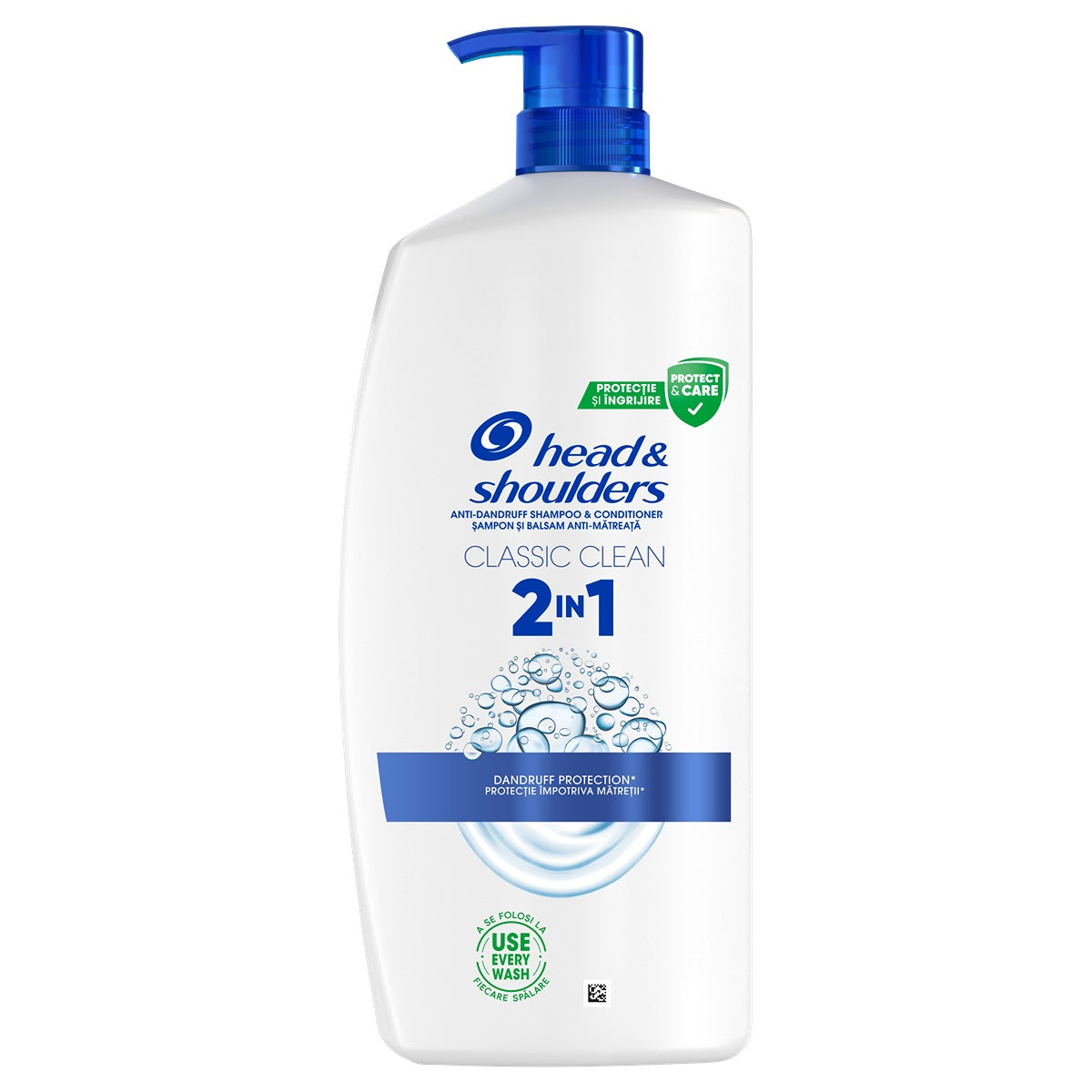HEAD&SHOULDERS Classic Clean 2 in 1, sampon, anti-matreata, 800 ml [ps:32ed1397-3aee-4549-b1d6-02460f753679]