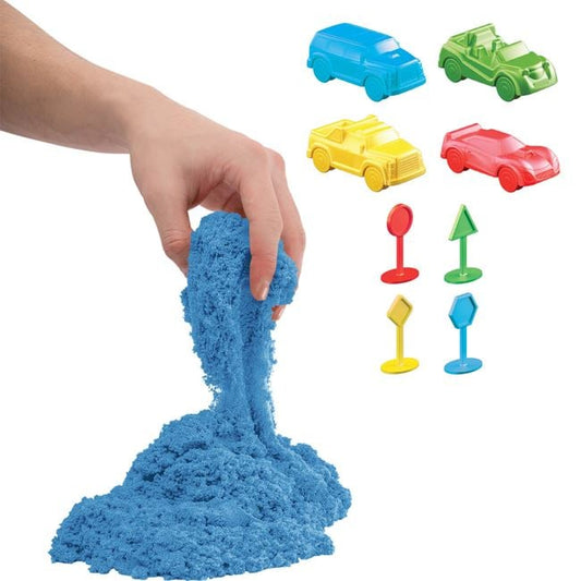 Nisip Kinetic cu Forme de Vehicule Jumbo - 650g - Default Title [ps:5015e98c-9782-4d58-9cdd-bac42f6b2633]