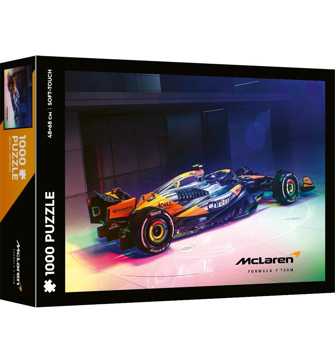 PUZZLE TREFL 1000 SOFT TOUCH FORMULA1 MCLAREN CHROME [ps:db160763-9145-41a3-977e-32d43fdf74c0]