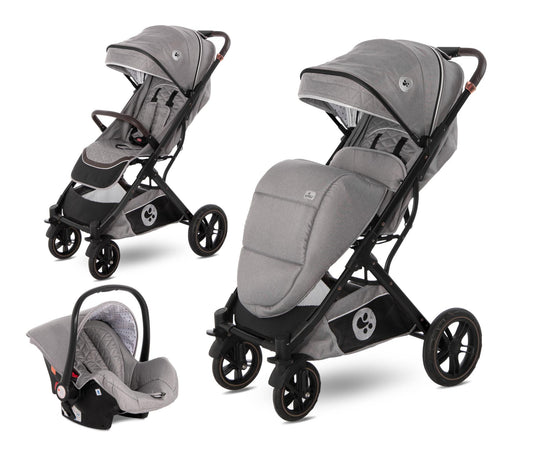 Set Cărucioare Lorelli Storm, 0 luni - 4 ani, Gri Steel - Gri deschis [ps:d00edbdd-7ec4-4cad-9449-207e3d57903e]