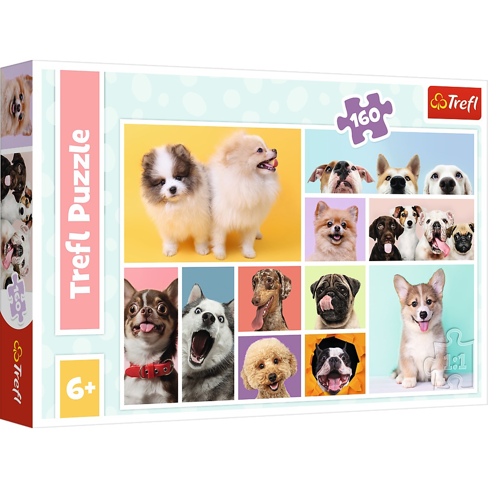 PUZZLE TREFL 160 PRIETENIA CATELUSILOR [ps:4d7ea242-c2b9-4518-b8f6-804d62175a69]