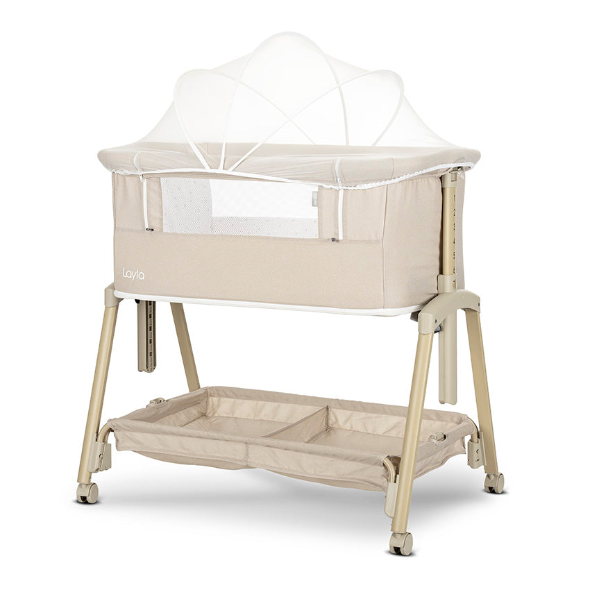 Pătuț Co-Sleeper Lorelli Layla 2 în 1, Black | infant.ro - Beige [ps:e75c63bf-c476-43eb-b091-417079870c87]
