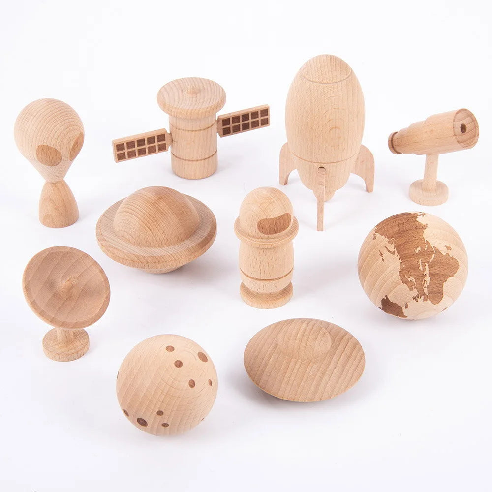Space Adventure - Figurine Spațiale din Lemn Tickit - Default Title [ps:82a54b32-fcba-4550-bdd5-14f1005f5ff1]