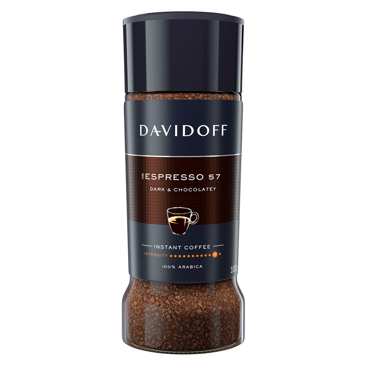 DAVIDOFF Cafe Espresso 57 Intense, cafea instant, 100 g [ps:a54b6d46-b87c-4189-984f-5d5a04ef8870]