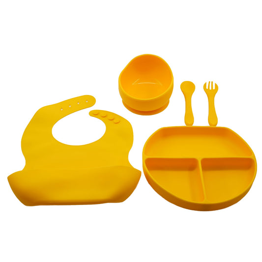 Set Diversificare Silicon Flippy 5 Piese, Galben - Galben [ps:63037ef0-149f-4951-8fec-42e6ccec2571]