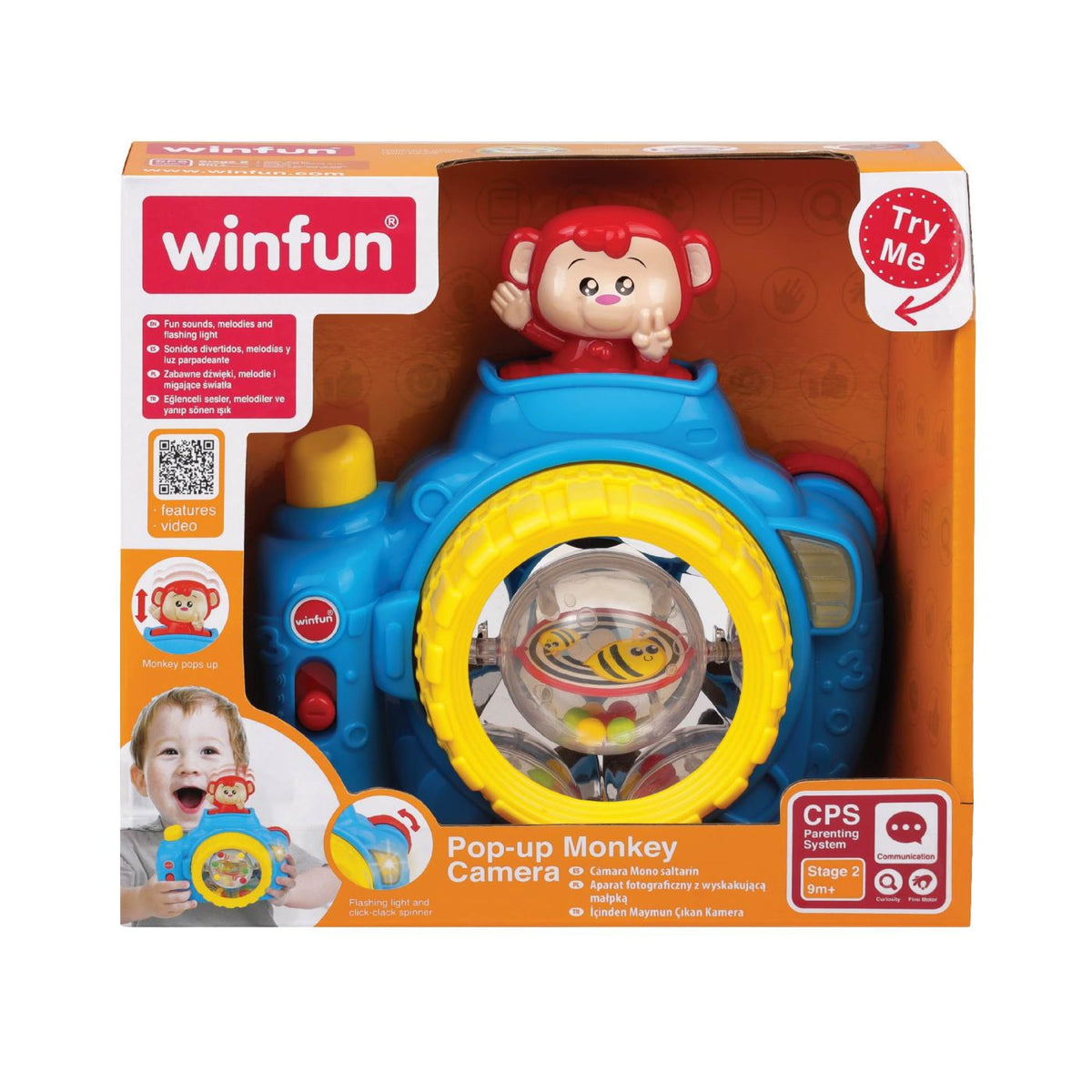 Jucărie Cameră Foto Maimuțică WinFun pentru Bebeluși - Default Title [ps:89101b71-1429-4fb1-a288-d31b6aed157d]