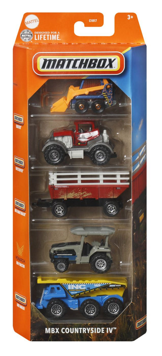 Set 5 Mașinuțe Metalice Matchbox Countryside IV, Scara 1:64 - Default Title [ps:2e4f4c43-96cf-49d3-9f0d-5d1d78c05352]