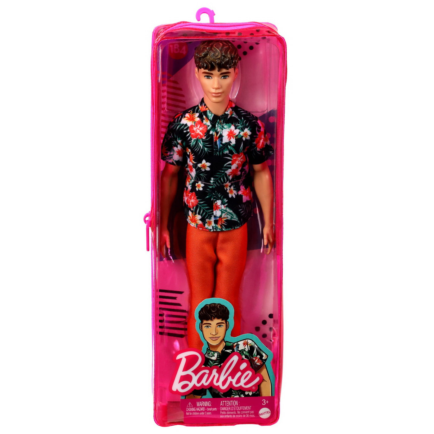 PAPUSA BAIAT FASHIONISTAS CU CAMASA SI PAPION Mattel - Camasa cu imprimeu topical [ps:455cbd92-17b8-4ff1-bfd1-d1c81776b29c]