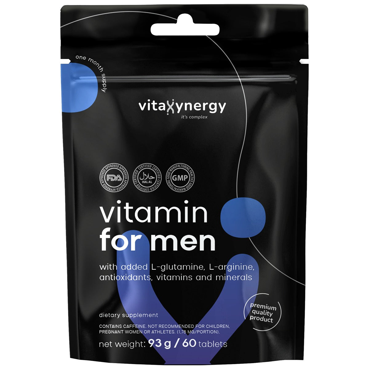 VITAXYNERGY Vitamine pentru barbati, supliment alimentar, 60 tablete, 1 buc [ps:11a45bf4-83cd-4e35-8d82-9cfac2ab4eda]