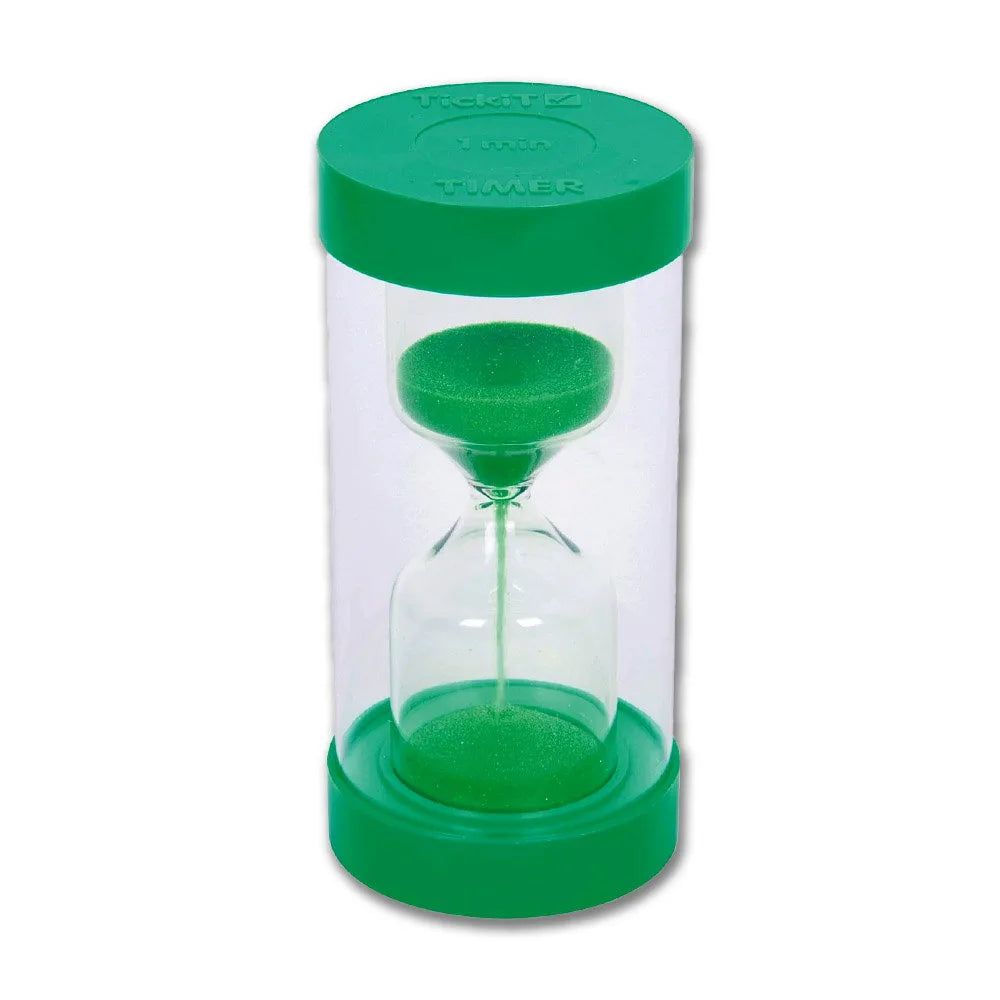 Clepsidră Jumbo Nisip Verde 1 Minut Tickit | infant.ro - Verde [ps:e9a99e17-d60f-4965-b933-5c6ee62cf965]