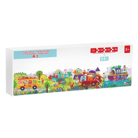 Puzzle Grow Up Vehicule Animale 4 in 1 Jumbo - 94 Piese - Default Title [ps:dedc0239-fdf4-468d-8766-0f0ad2b4f0af]