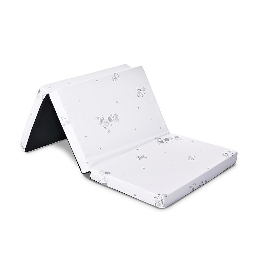 Saltea Pliabila de Voiaj Lorelli, 60x120x5 cm, Bear and - Giraffe White [ps:10d30ab8-a909-4e0b-a6ca-f9bf0ae0fe6d]