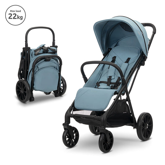 Carucior pentru copii, Nuvella, pliere cu o mana, spatar reglabil multipozitie, copertina extensibila, 0-48 luni, pana la 22 kg [ps:788ca19c-b8be-4795-8eb9-e2bf7677b9a5]