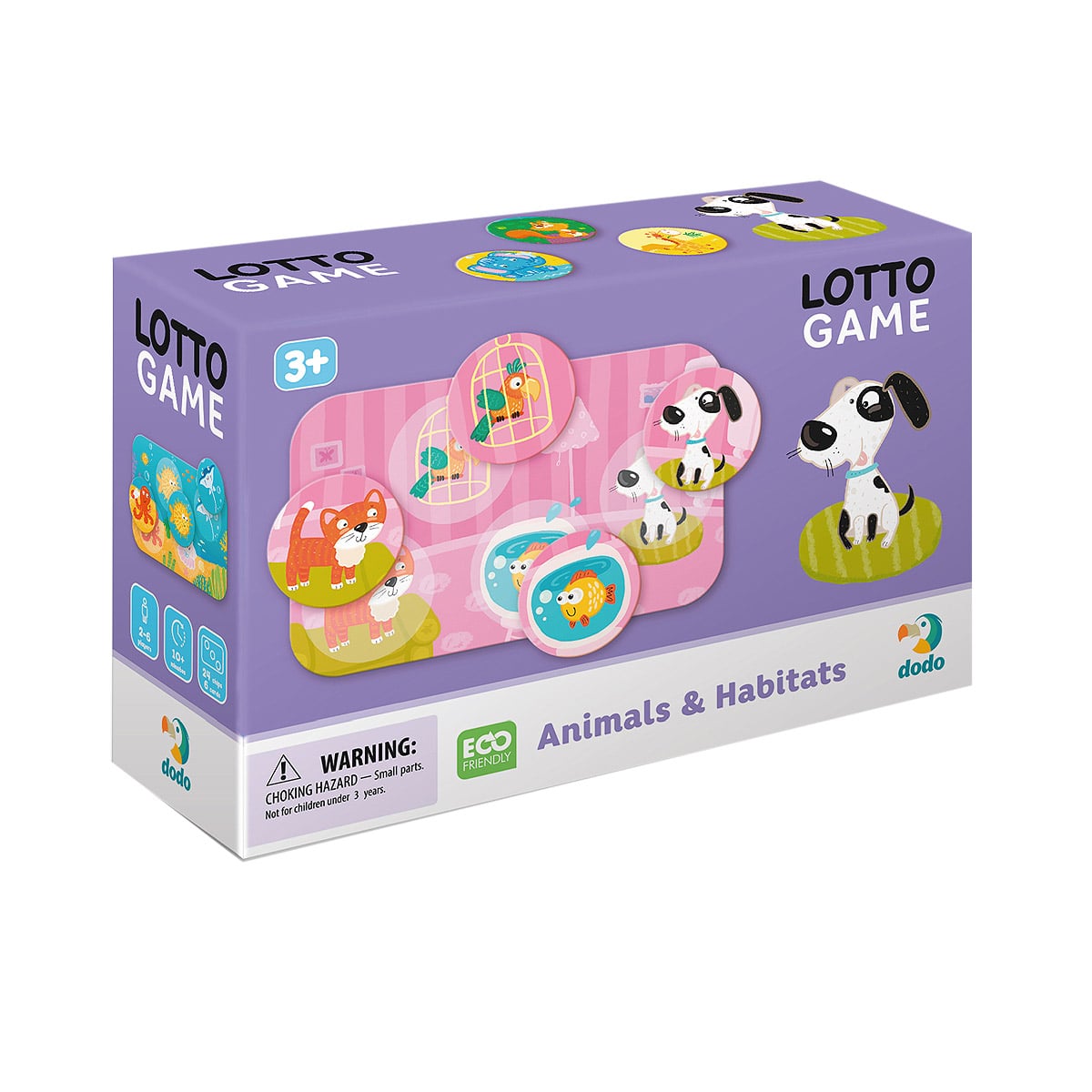 Joc Lotto Animale și Habitate Dodo Toys - Asociere Copii - Default Title [ps:3d8ca559-d910-4da6-96d3-ded39e6291e4]