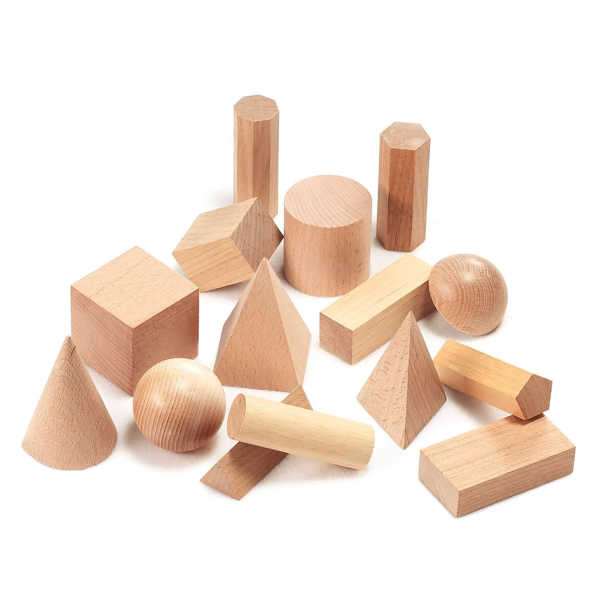 Forme Geometrice 3D din Lemn, 15 piese - Edx Education - Default Title [ps:aeb26bae-c87a-4ac6-803e-1b78d3535a7e]