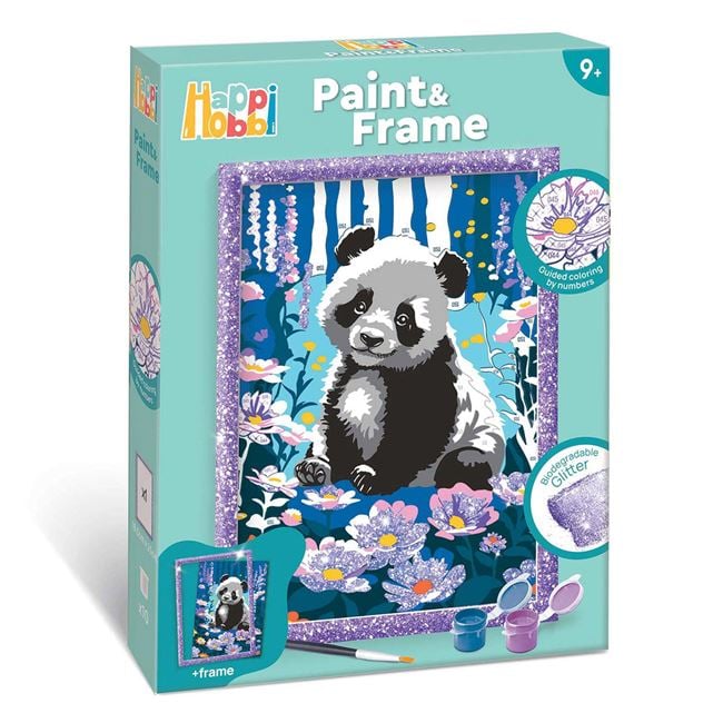 Pictură cu Numere Panda HappiHobbi de la Jumbo - Default Title [ps:25cf16b9-073c-4263-a1ef-894b667c7af5]