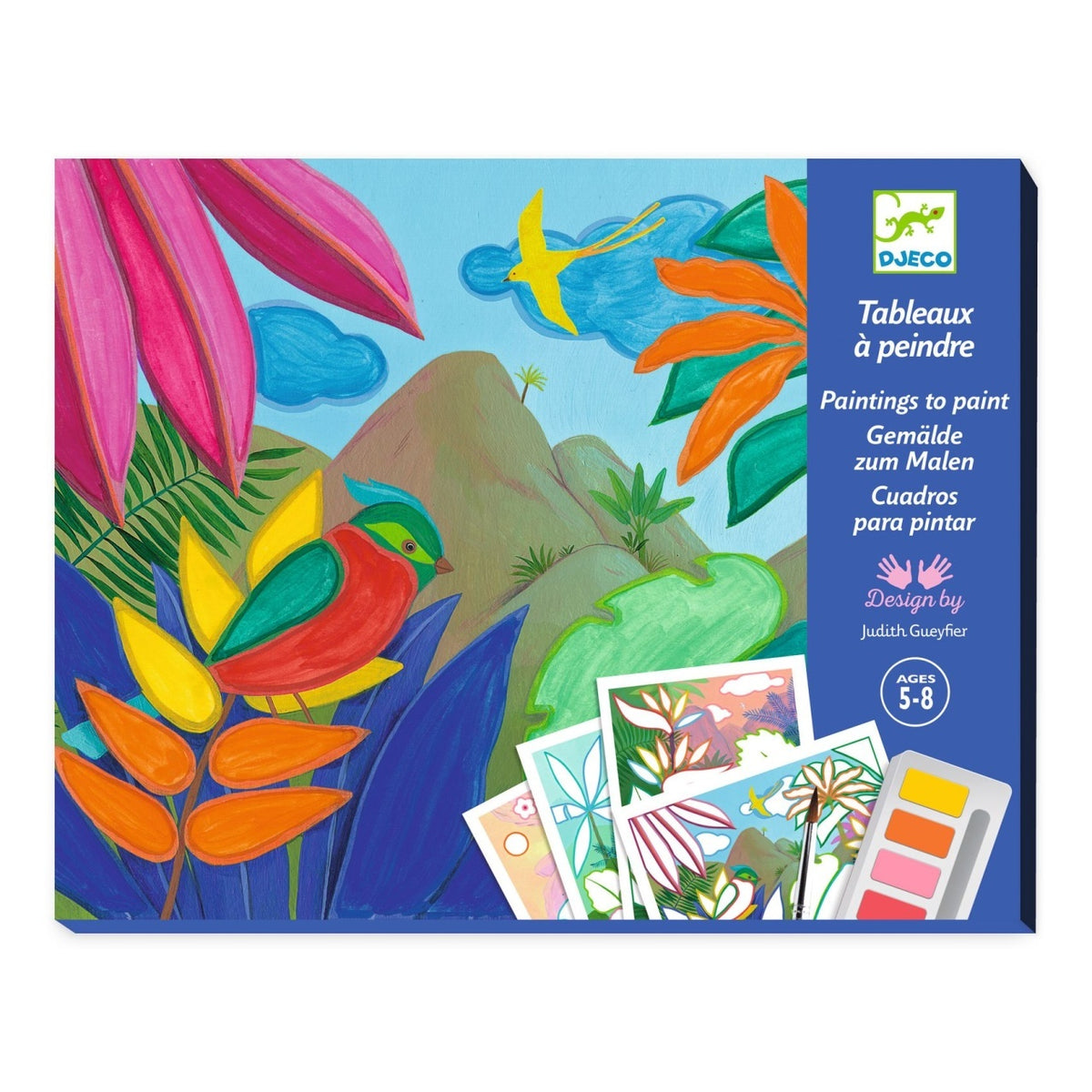 Joc Creativ de Pictură Overseas Djeco - Set 4 Tablouri - Default Title [ps:fa476a9a-70ae-4191-96c1-06026dc93d7f]
