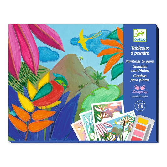 Joc Creativ de Pictură Overseas Djeco - Set 4 Tablouri - Default Title [ps:fa476a9a-70ae-4191-96c1-06026dc93d7f]