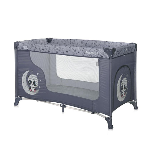 Pătuț Pliabil Lorelli Moonlight, Mellow Rose Fellows - Cool Grey Pandas [ps:4c351077-394b-4bff-8d6b-6a250ae1b04d]