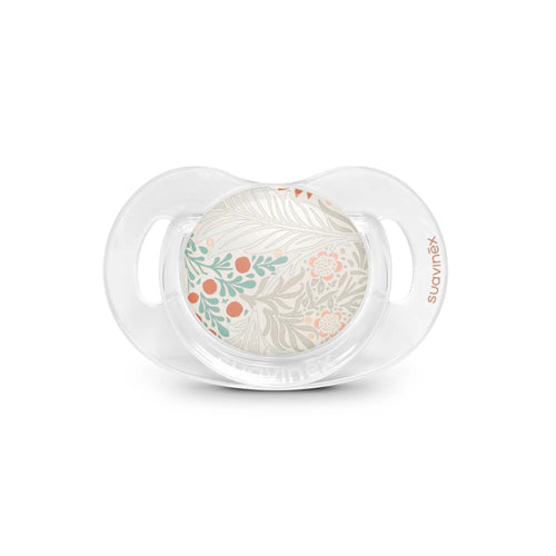 Suzetă Suavinex SX Pro Silicon +18 luni, Roz - Poetry - Bej [ps:cc8f0583-418f-48f3-bcf0-8613a070a044]