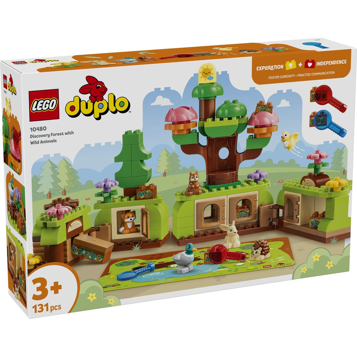 LEGO DUPLO Pădurea Descoperirilor cu Animale Sălbătice 10480 - LEGO DUPLO PADUREA DESCOPERIRILOR CU ANIMALE SALBATICE 10480 [ps:a86511ba-3aa2-46ed-ad40-b067dc16b91b]