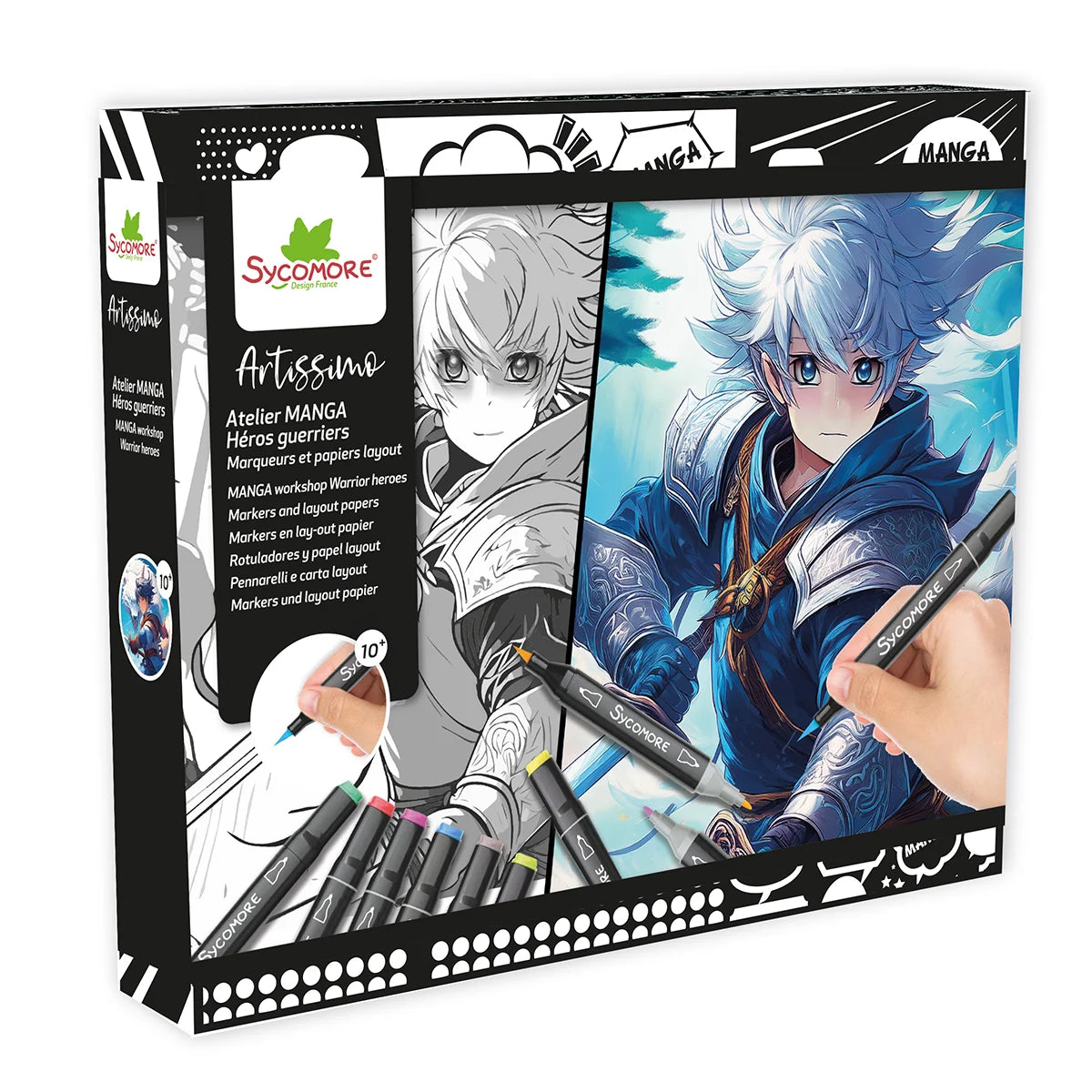 Atelier Creativ Manga Eroi Războinici Sycomore - Default Title [ps:cad34fdb-6e6f-4562-ac50-42c4442e1693]