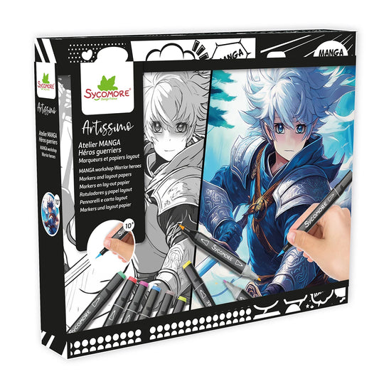 Atelier Creativ Manga Eroi Războinici Sycomore - Default Title [ps:cad34fdb-6e6f-4562-ac50-42c4442e1693]