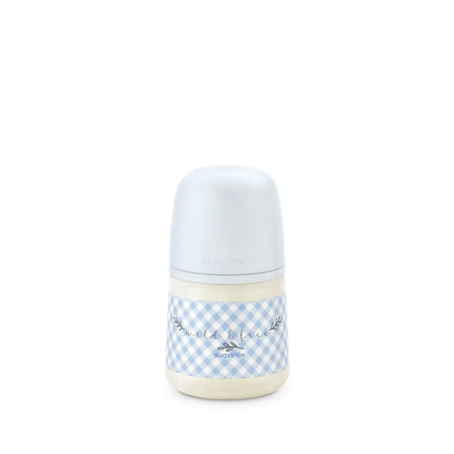 Biberon Suavinex SX Pro 150ml, Debit Lent S - Wild & Free - Albastru [ps:facb56e3-77f7-447a-801f-4b9e5ee701b2]