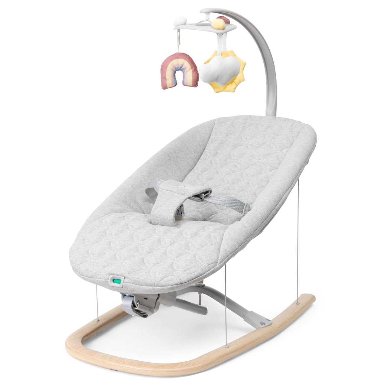 Balansoar Chicco Zen Wave, Structură Lemn, Gri, 0 luni+ - Gri [ps:141754aa-1594-4c0b-8c6d-d41acfc655f7]