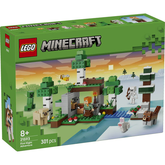 LEGO Minecraft Prima Aventura Pe Timp De Noapte 21593 - Default Title [ps:d8f61d7c-b350-4711-ab23-62d31b8f5eb4]