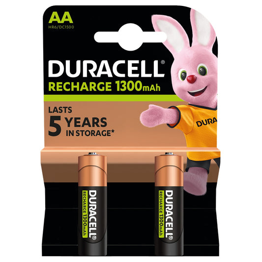 DURACELL Recharge, acumulatori, AA 1300 mAh, 2 buc [ps:b39a23c4-8290-49a5-afc2-9db447329ce4]