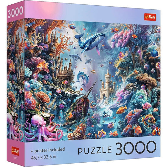Puzzle Trefl Viața Subacvatică 3000 piese cu Poster - Default Title [ps:747e0c17-3c75-415a-a66a-2e1ea430d258]
