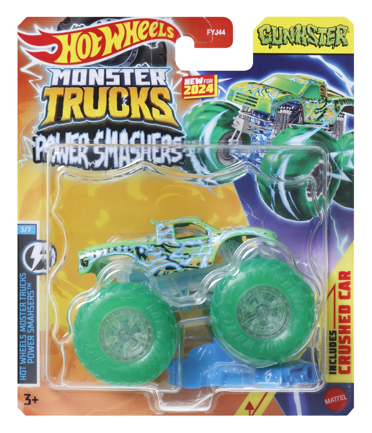 HOT WHEELS MONSTER TRUCK SET 2 MASINI SCARA 1 LA 64 - Gunkster [ps:3a5dc9de-4362-4f71-bc9e-8c36ffda0902]